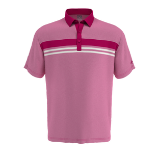 Men's Birdseye Colourblock Short Sleeve Polo