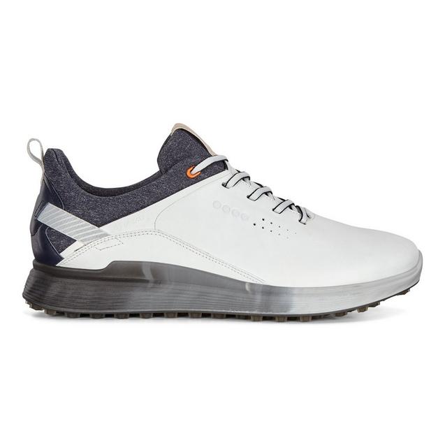 Chaussures Goretex S-Three sans crampons pour hommes - BlancGris ECCO