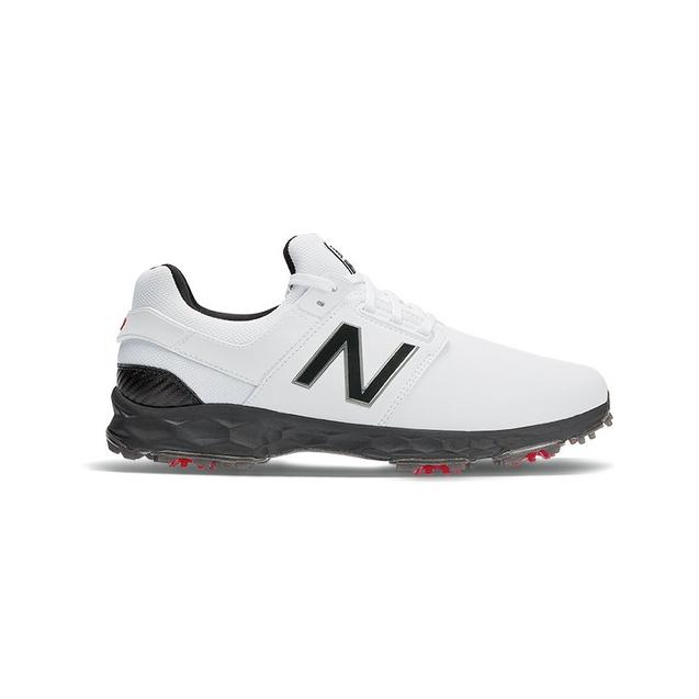 Chaussures Fresh Foam Links Pro à crampons pour hommes - Blanc/Noir NEW BALANCE