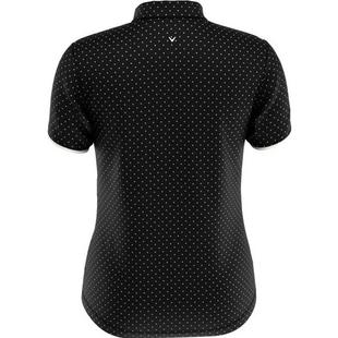 Polo avec imprimé à pois intégral pour femmes