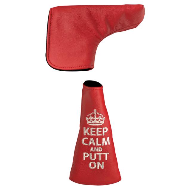 Keep Calm and Putt On Blade Putter Headcover