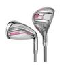 Women's F7 Pink 5H 6-PW SW Combo Iron Set with Graphite Shafts