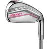 Women's F7 Pink 5H 6-PW SW Combo Iron Set with Graphite Shafts