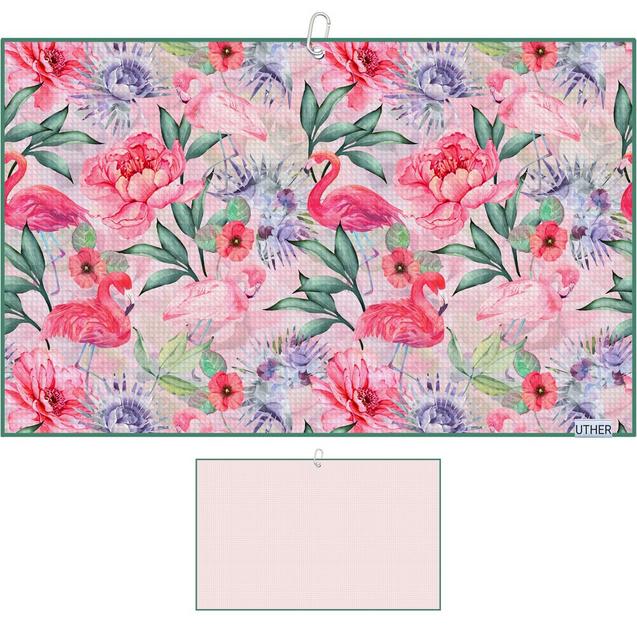 Flamingo Bliss Microfiber Cart Towel UTHER
