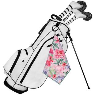 Serviette Flamingo Bliss en microfibres pour chariot