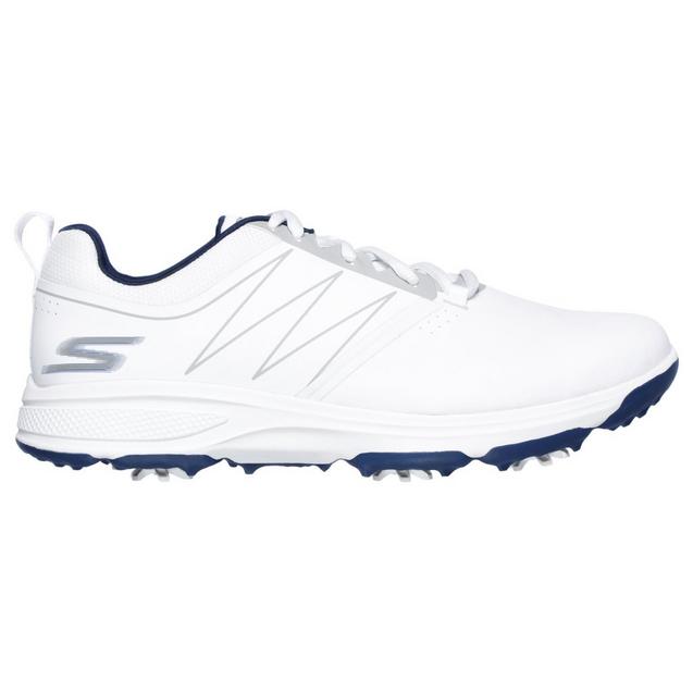 Men's Go Golf Torque Spiked Shoe - White/Navy SKECHERS