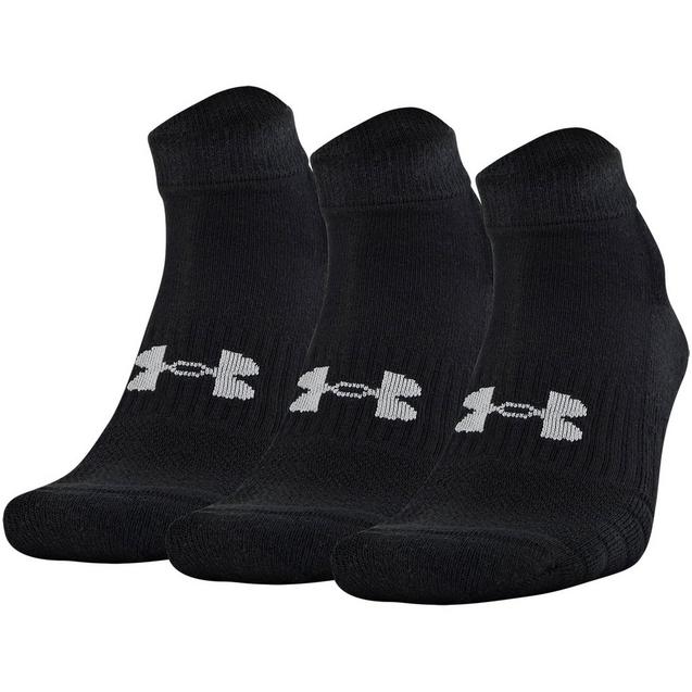 Men's Training Cotton Lo Cut - 3 Pack UNDER ARMOUR