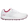 Chaussures Go Golf Max  sans crampons pour femmes - Blanc/Rose