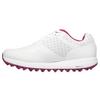 Chaussures Go Golf Max  sans crampons pour femmes - Blanc/Rose