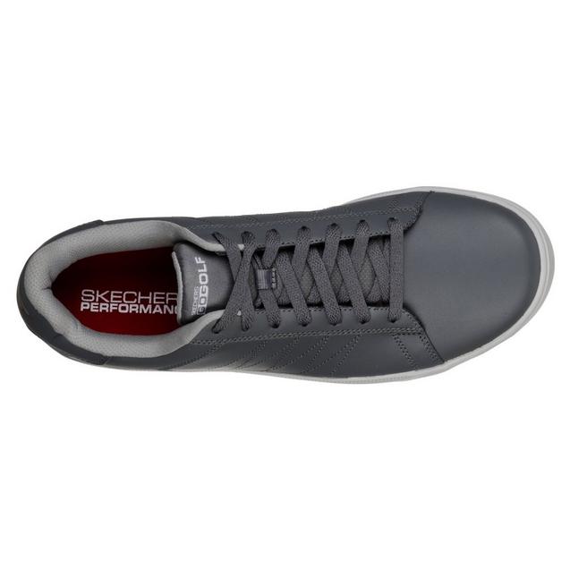【ドライブ】LUKA4 Gone fishing Men's Go Golf Drive 4 Spikeless Shoe - Grey/Red | SKECHERS
