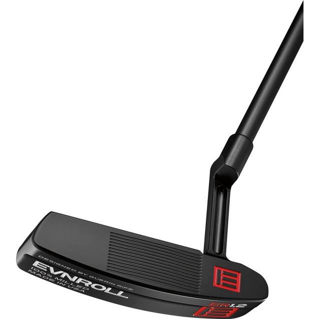 ER1.2 Black Tour Blade Putter with Pistol Grip EVNROLL