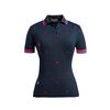 Women's Embroidered Printed Short Sleeve Polo