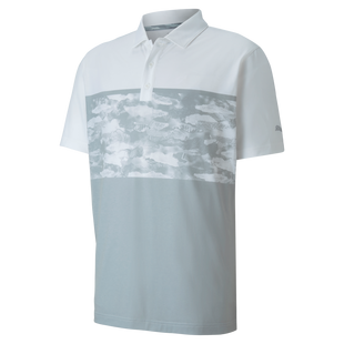 Men's Camoblock Short Sleeve Polo