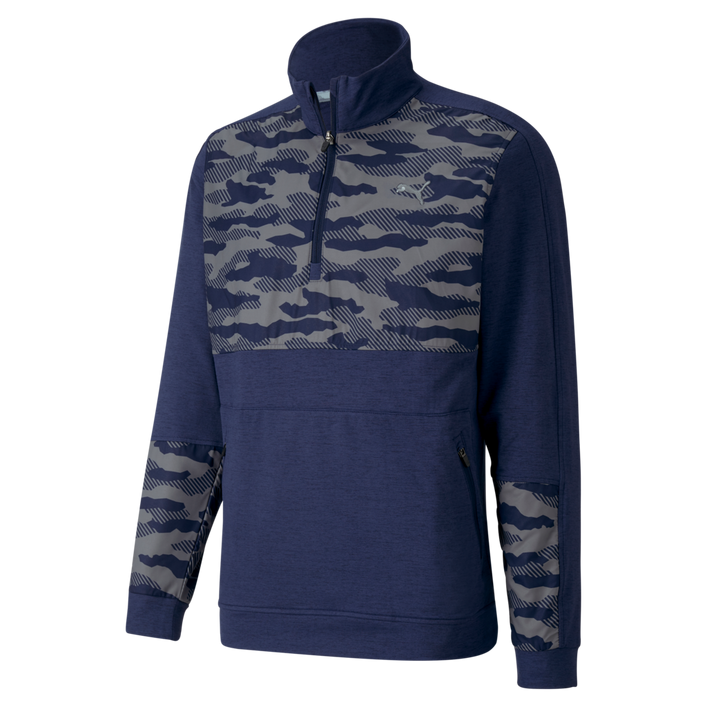 Men's Cloudspun Camo Stealth 1/4 Zip Pullover