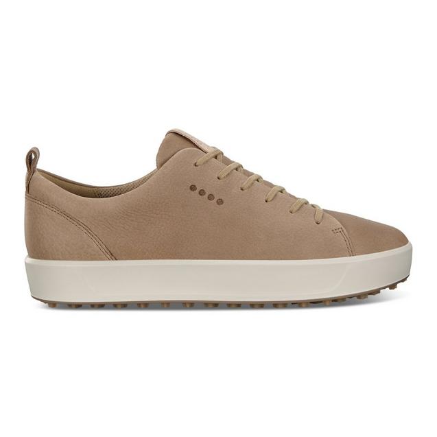 Men's Golf Soft Nubuck Spikeless Shoes - Brown