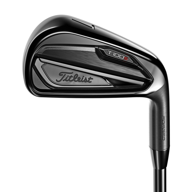 T100-S 4-PW, AW Black Iron Set with Steel Shafts TITLEIST