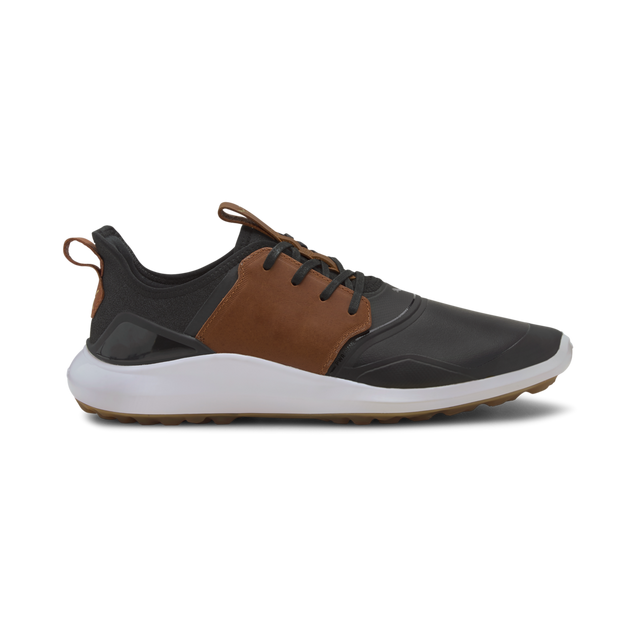 Men's Ignite NXT Crafted Spikeless Golf Shoe - Black/Brown | PUMA