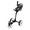 BLACK | 3 Wheel 360 Push Cart