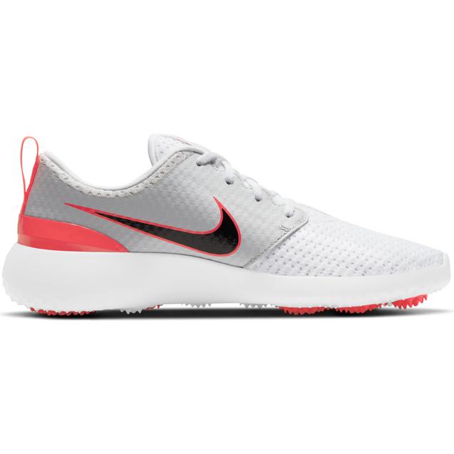Chaussures Roshe G sans crampons pour hommes - Blanc/Gris/Rouge