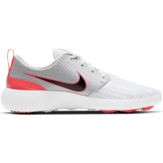 Chaussures Roshe G sans crampons pour hommes - Blanc/Gris/Rouge