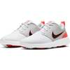 Chaussures Roshe G sans crampons pour hommes - Blanc/Gris/Rouge