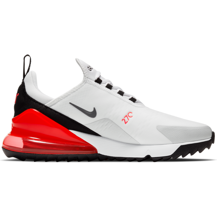 Air Max 270 G Spikeless Golf Shoe White/Grey/Red NIKE Golf Town