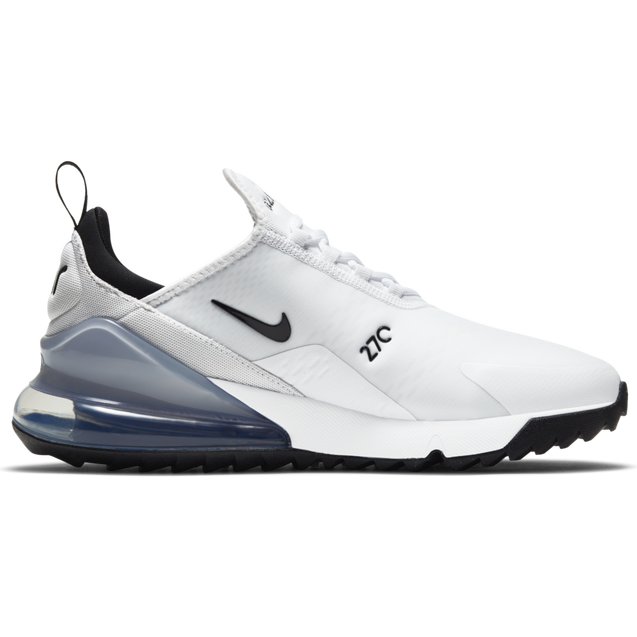 Nike Women's Air Max 270 Shoes, Size 6, White/Metallic