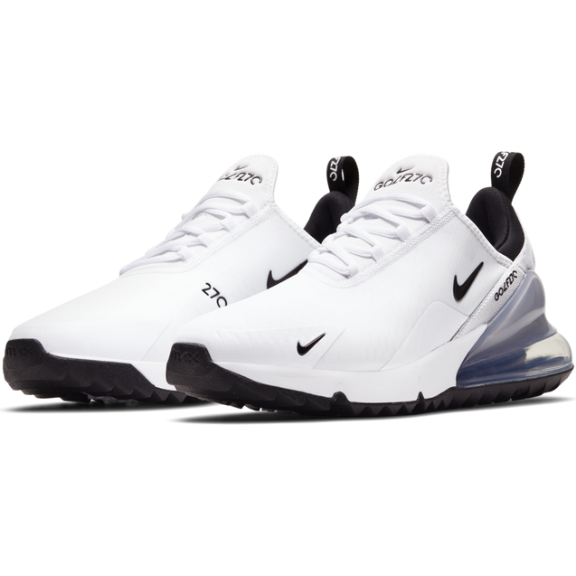 Air Max 270 G Spikeless Golf Shoe - White/Black | NIKE | Golf Town