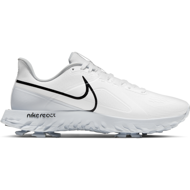 Men's React Infinity Pro Spiked Golf Shoe - White NIKE