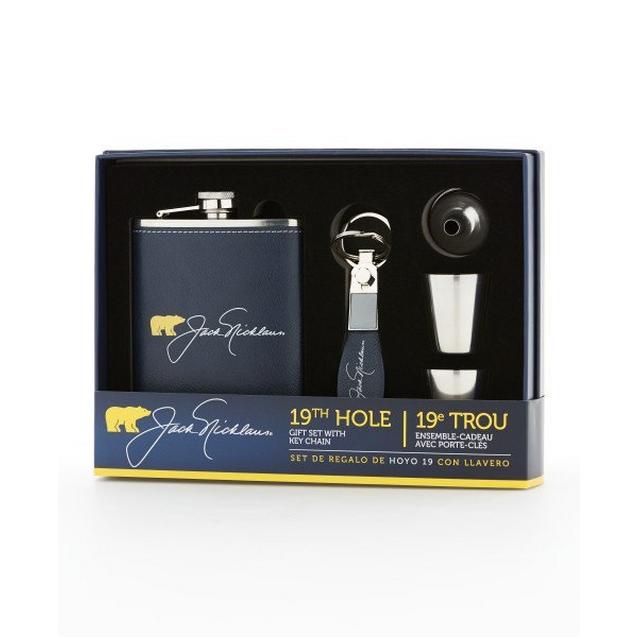 Flask/ Key Chain Gift Set JACK NICKLAUS