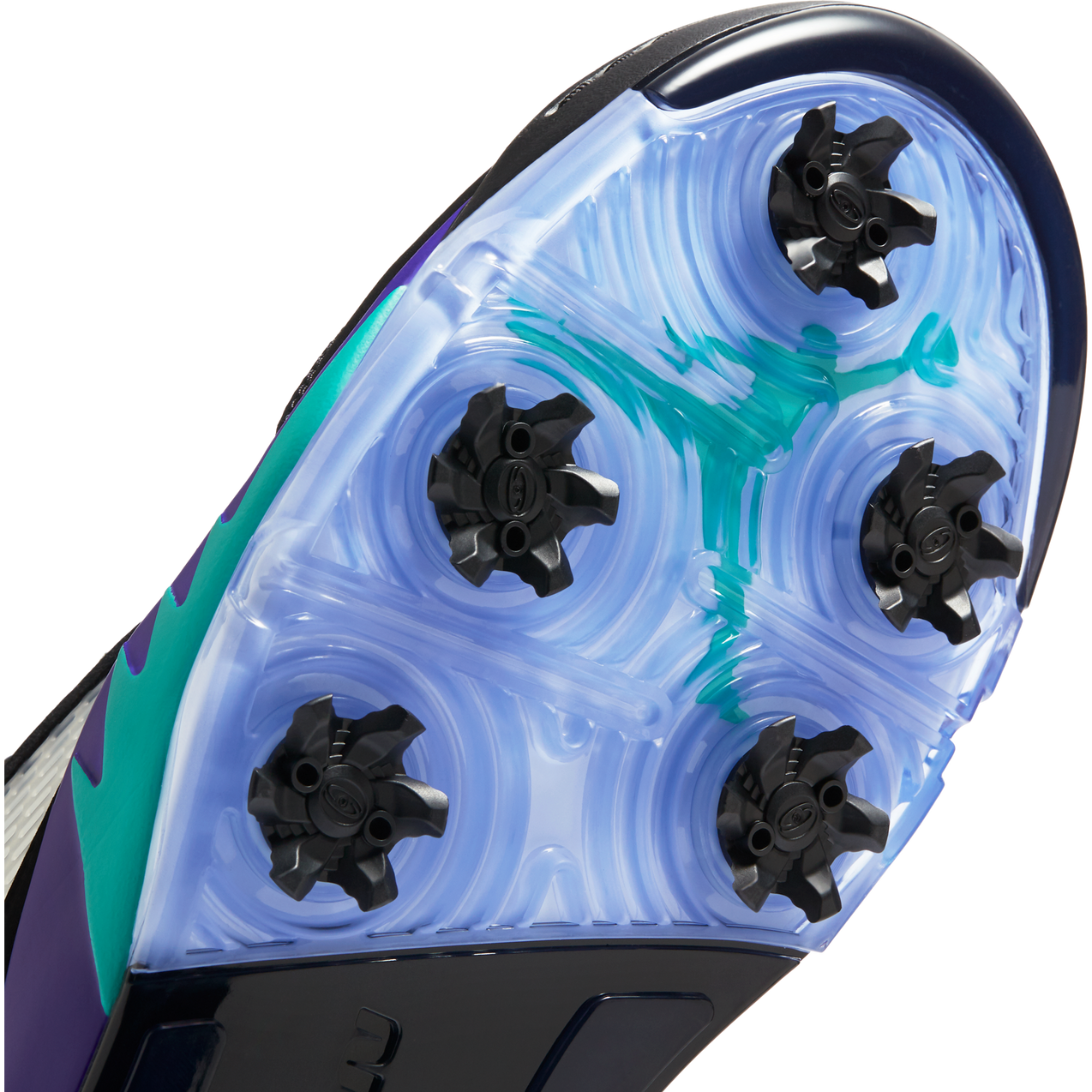 Air Jordan V Low Spiked Golf Shoe - Black/Blue/Purple | NIKE
