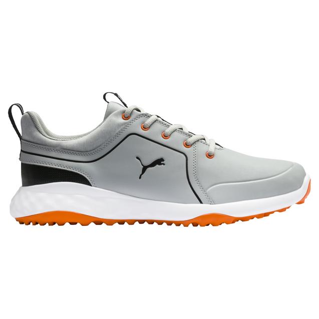 Men's Grip Fusion 2.0 Spikeless Golf Shoe - Grey/Orange
