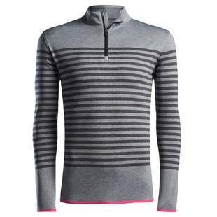 Men's Striped Mid 1/4 Zip Pullover