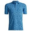 Men's Abstract Floral Short Sleeve Polo