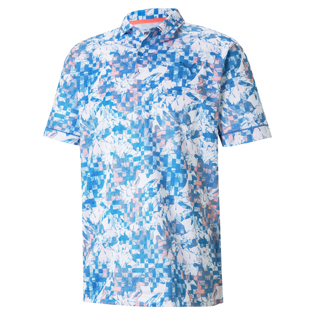 Men's Tech Pique Botanical Short Sleeve Polo