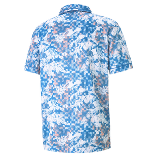 Men's Tech Pique Botanical Short Sleeve Polo