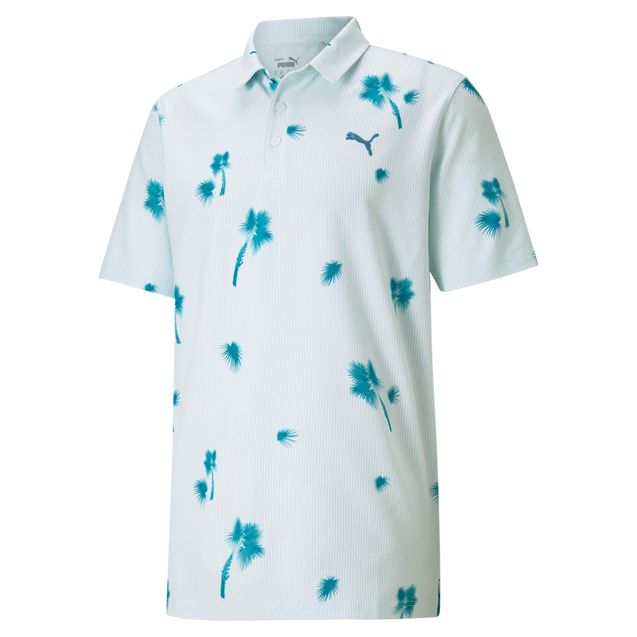 Men's Palmetto Seersucker Short Sleeve Polo PUMA