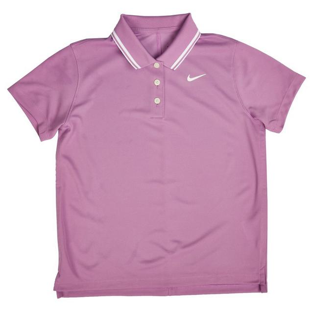 Girls' Dri-FIT Victory Solid Short Sleeve Polo NIKE