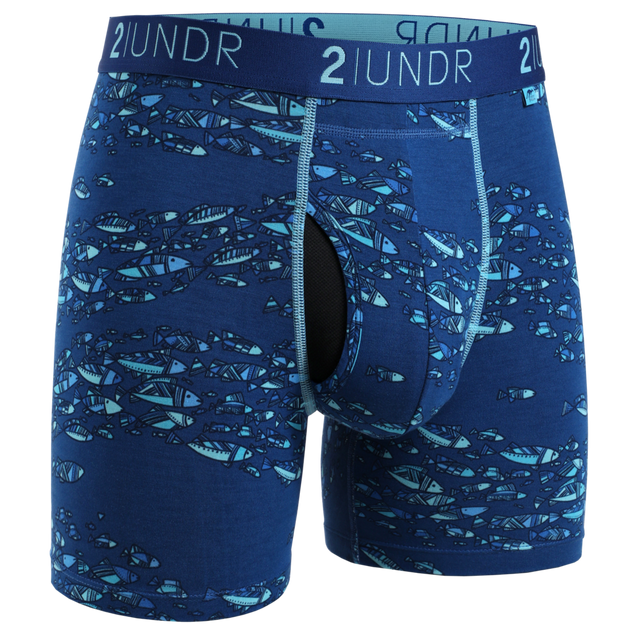 Men's Swing Shift Boxer Brief - Fish School 2UNDR