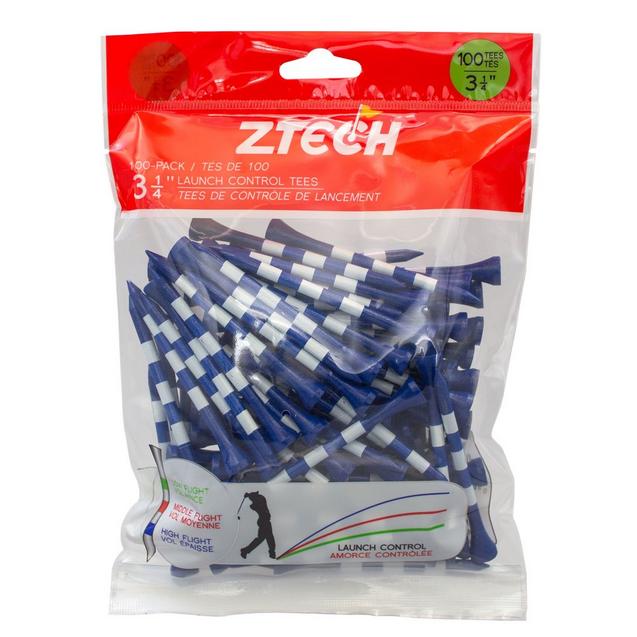 Navy 3 1/4 Inch Tees With White Stripes (100 Count) ZTECH