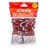 Red 2 3/4 Inch Tees With White & Blue Stripes (100 Count)