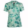 Women's Breathe Floral Print Short Sleeve Polo