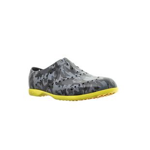 Men's Oxford Pattern Spikeless Shoe - Black Camo