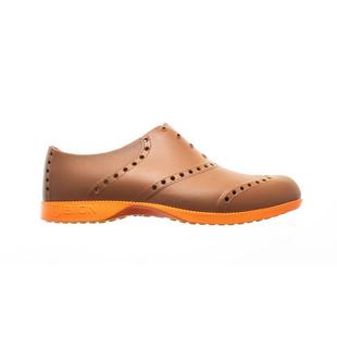Chaussures Oxford Bright sans crampons pour hommes - Brun/Orange