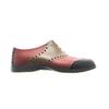 Men's Oxford Wingtip Spikeless Shoe - Brown/Black/Red