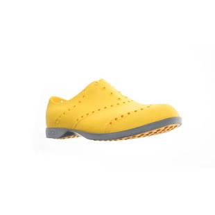 Men's Oxford Bright Spikeless Shoe - Mustard/Grey