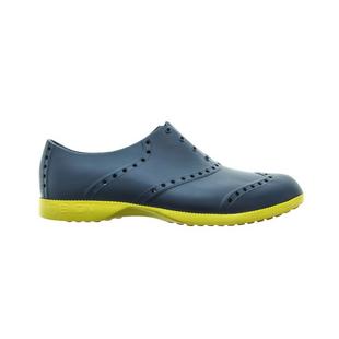 Men's Oxford Bright Spikeless Shoe - Navy/Green/Yellow