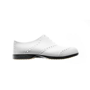 Chaussures Oxford Classic sans crampons pour hommes - Blanc