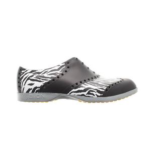 Men's Oxford Pattern Spikeless Shoe - Zebra