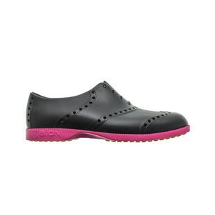 Women's Oxford Bright Spikeless Shoe - Black/Magenta